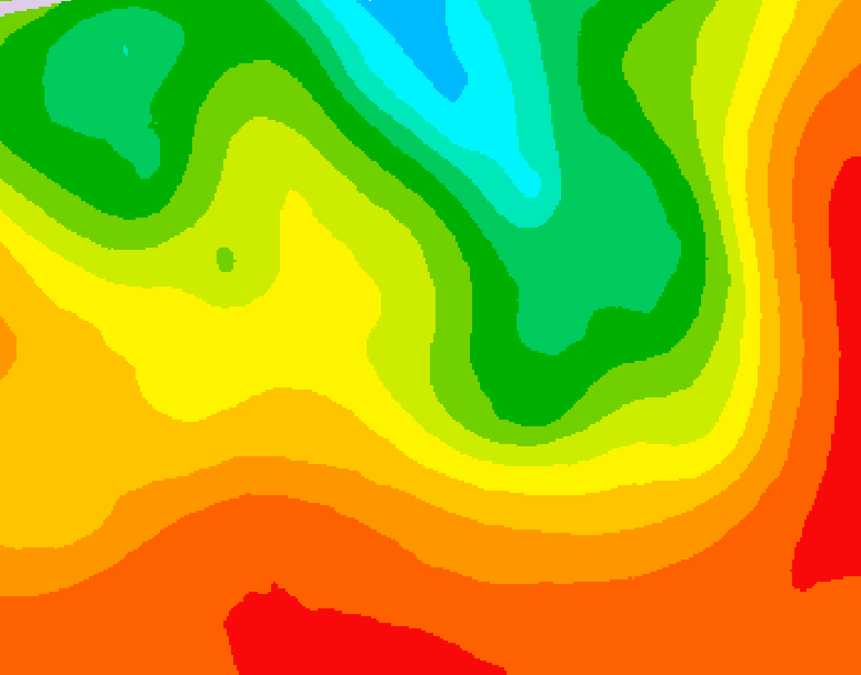 GDPS 500 millibar geopotential height 192 hour forecast chart for Canada based on 2026/07/16 1200Z data