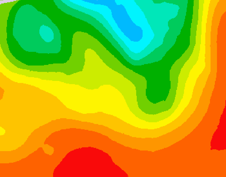 GDPS 500 millibar geopotential height 216 hour forecast chart for Canada based on 2026/07/16 1200Z data