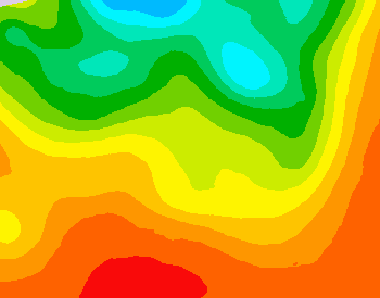 GDPS 500 millibar geopotential height 240 hour forecast chart for Canada based on 2026/07/16 1200Z data