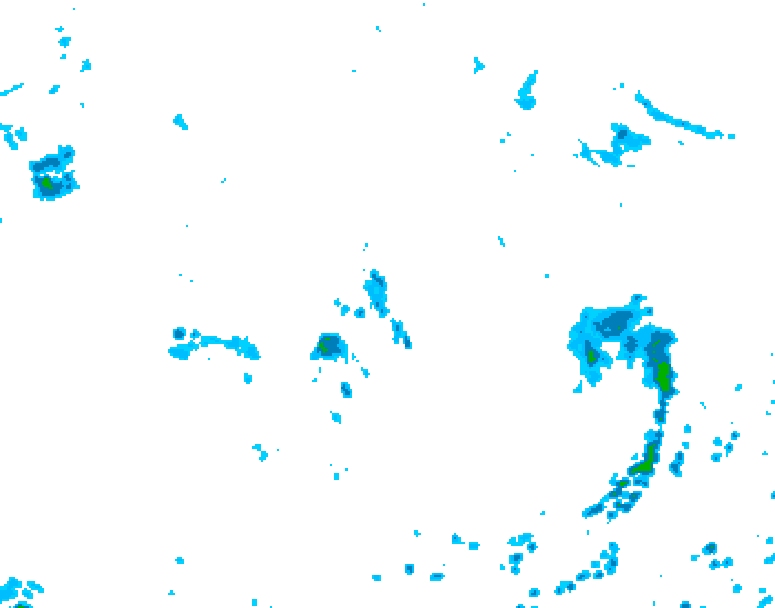 GDPS precipitation 072 hour forecast chart for Canada based on 2026/07/16 1200Z data