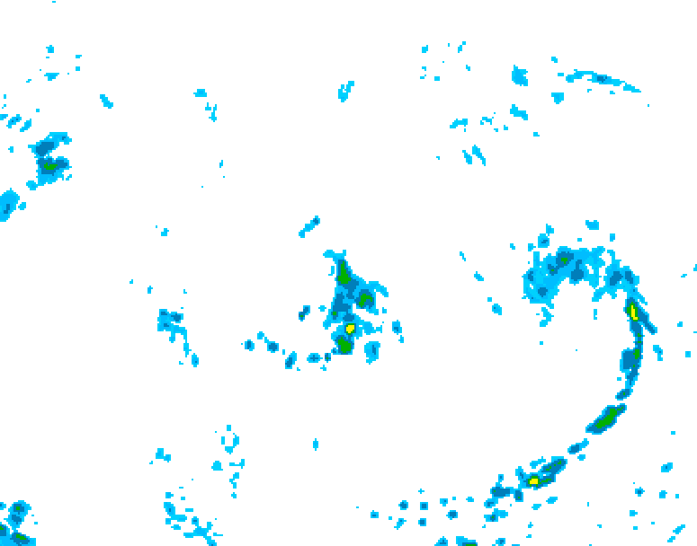 GDPS precipitation 084 hour forecast chart for Canada based on 2026/07/16 1200Z data