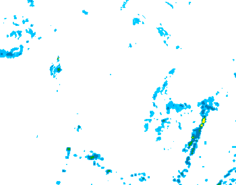 GDPS precipitation 144 hour forecast chart for Canada based on 2026/07/16 1200Z data