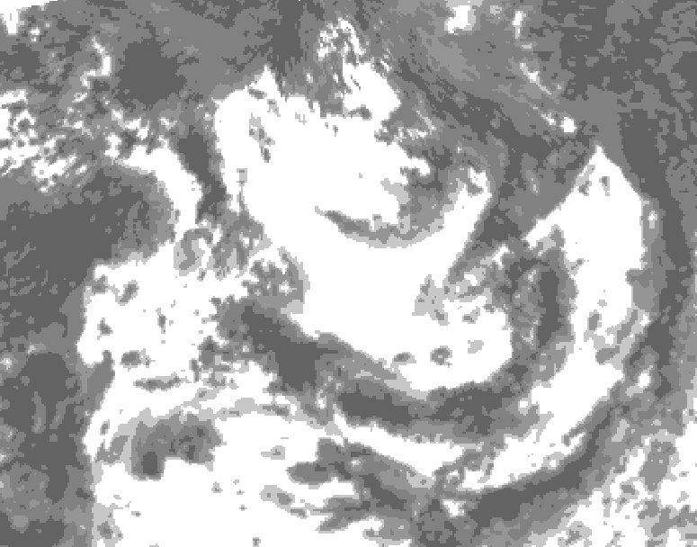 GDPS total cloud 216 hour forecast chart for Canada based on 2026/07/16 1200Z data