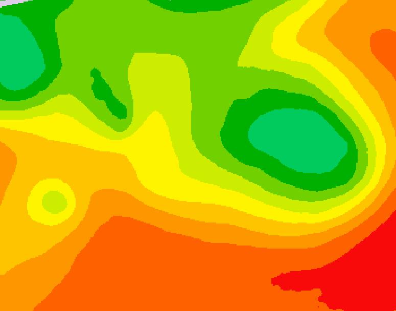 GDPS 500 millibar geopotential height 012 hour forecast chart for Canada based on 2026/07/17 0000Z data