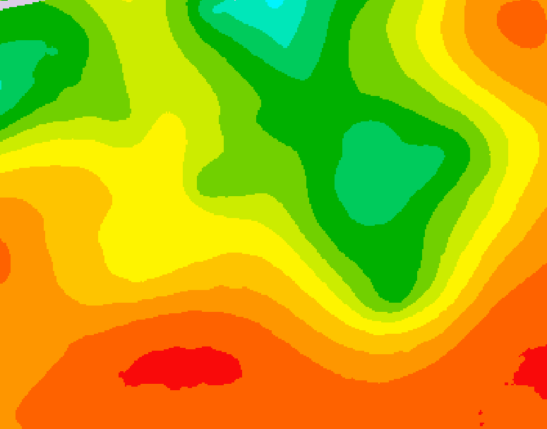 GDPS 500 millibar geopotential height 054 hour forecast chart for Canada based on 2026/07/17 0000Z data