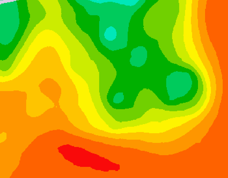 GDPS 500 millibar geopotential height 090 hour forecast chart for Canada based on 2026/07/17 0000Z data