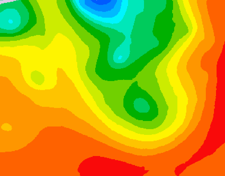 GDPS 500 millibar geopotential height 132 hour forecast chart for Canada based on 2026/07/17 0000Z data