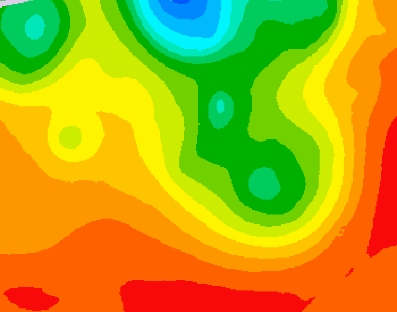 GDPS 500 millibar geopotential height 150 hour forecast chart for Canada based on 2026/07/17 0000Z data