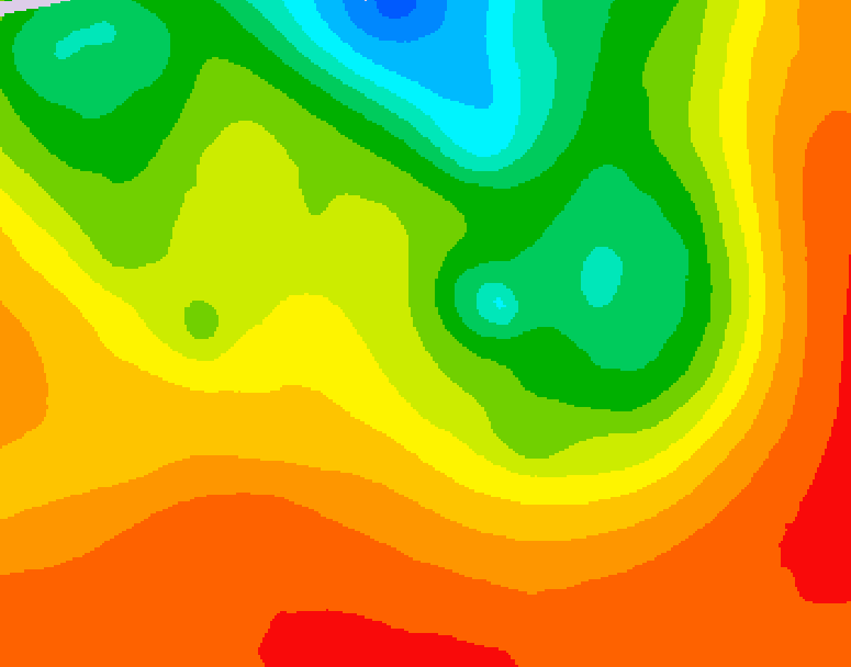 GDPS 500 millibar geopotential height 180 hour forecast chart for Canada based on 2026/07/17 0000Z data
