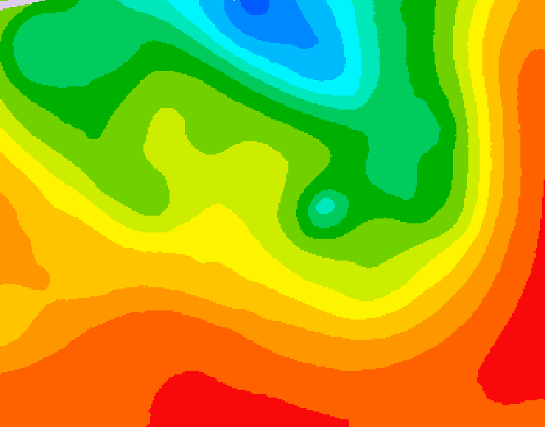 GDPS 500 millibar geopotential height 192 hour forecast chart for Canada based on 2026/07/17 0000Z data
