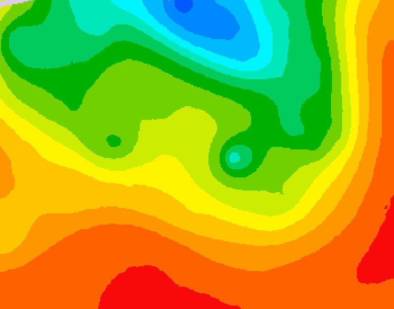 GDPS 500 millibar geopotential height 198 hour forecast chart for Canada based on 2026/07/17 0000Z data