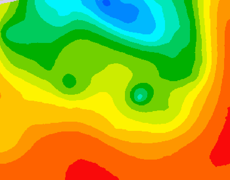 GDPS 500 millibar geopotential height 204 hour forecast chart for Canada based on 2026/07/17 0000Z data