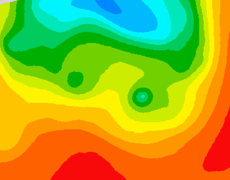 GDPS 500 millibar geopotential height 210 hour forecast chart for Canada based on 2026/07/17 0000Z data