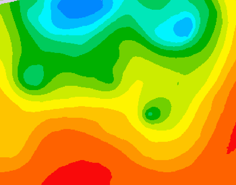 GDPS 500 millibar geopotential height 234 hour forecast chart for Canada based on 2026/07/17 0000Z data