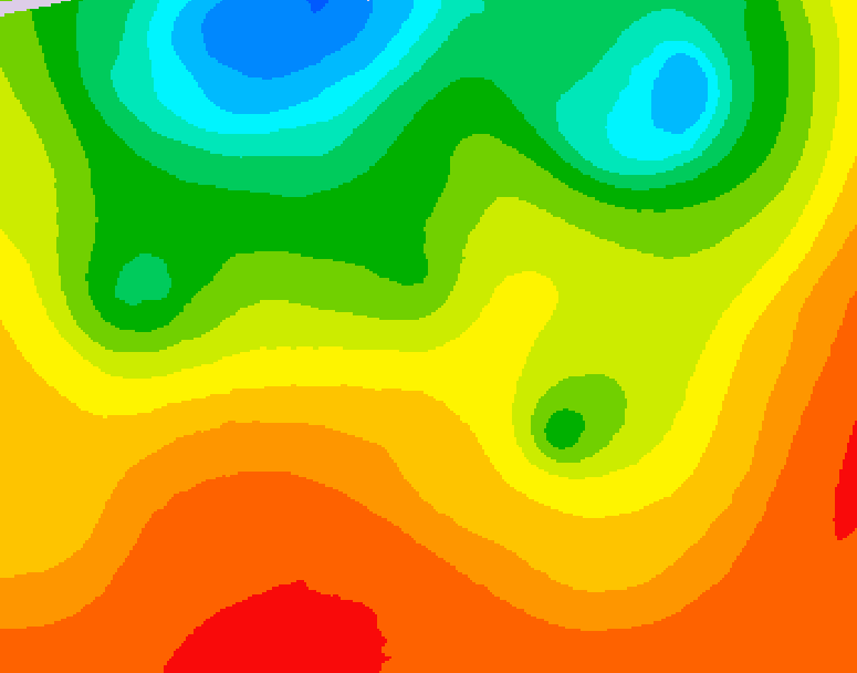 GDPS 500 millibar geopotential height 240 hour forecast chart for Canada based on 2026/07/17 0000Z data