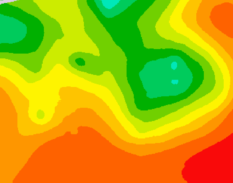 GDPS 500 millibar geopotential height 024 hour forecast chart for Canada based on 2026/07/17 1200Z data