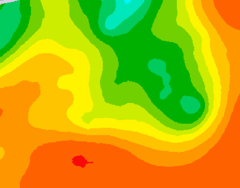 GDPS 500 millibar geopotential height 060 hour forecast chart for Canada based on 2026/07/17 1200Z data