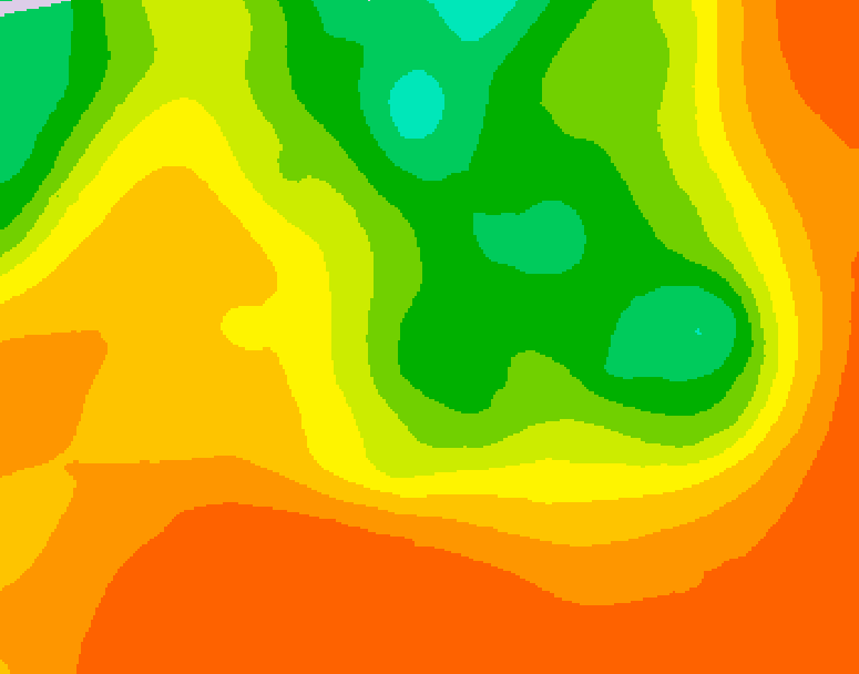 GDPS 500 millibar geopotential height 072 hour forecast chart for Canada based on 2026/07/17 1200Z data