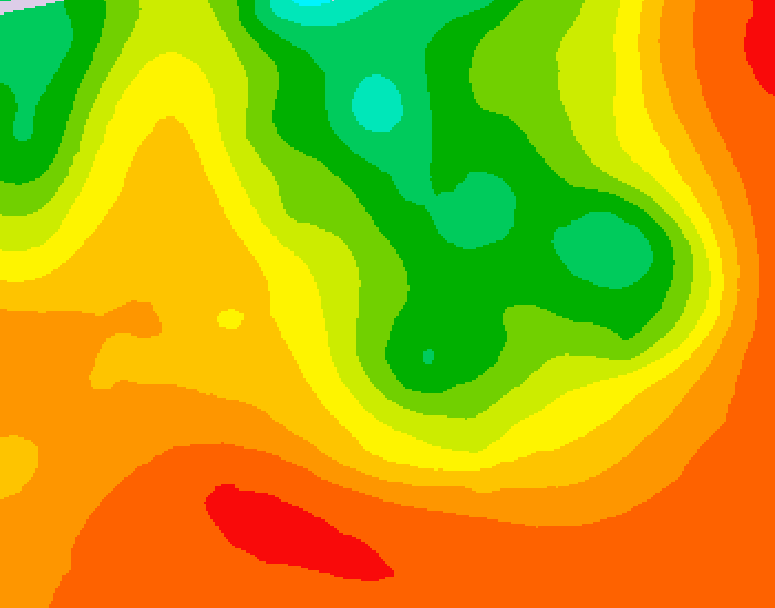GDPS 500 millibar geopotential height 084 hour forecast chart for Canada based on 2026/07/17 1200Z data