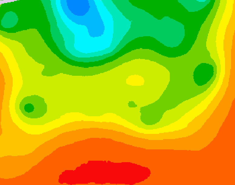GDPS 500 millibar geopotential height 240 hour forecast chart for Canada based on 2026/07/17 1200Z data