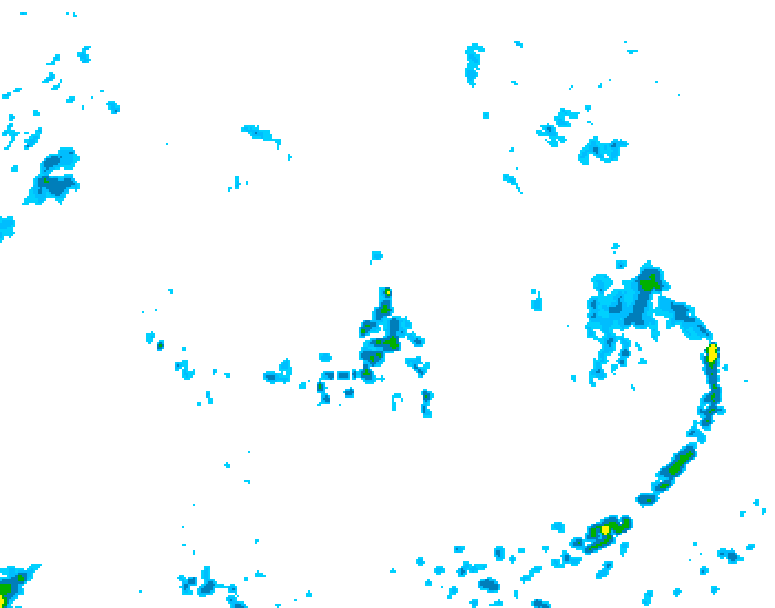 GDPS precipitation 072 hour forecast chart for Canada based on 2026/07/17 0000Z data