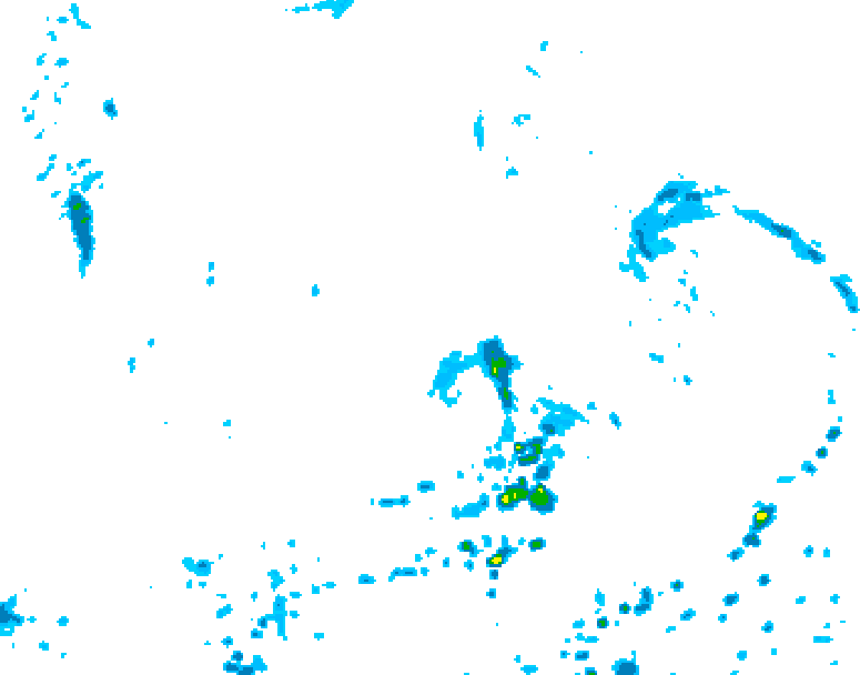 GDPS precipitation 096 hour forecast chart for Canada based on 2026/07/17 0000Z data