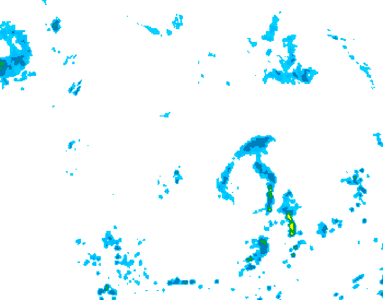 GDPS precipitation 120 hour forecast chart for Canada based on 2026/07/17 0000Z data