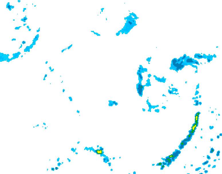 GDPS precipitation 156 hour forecast chart for Canada based on 2026/07/17 0000Z data