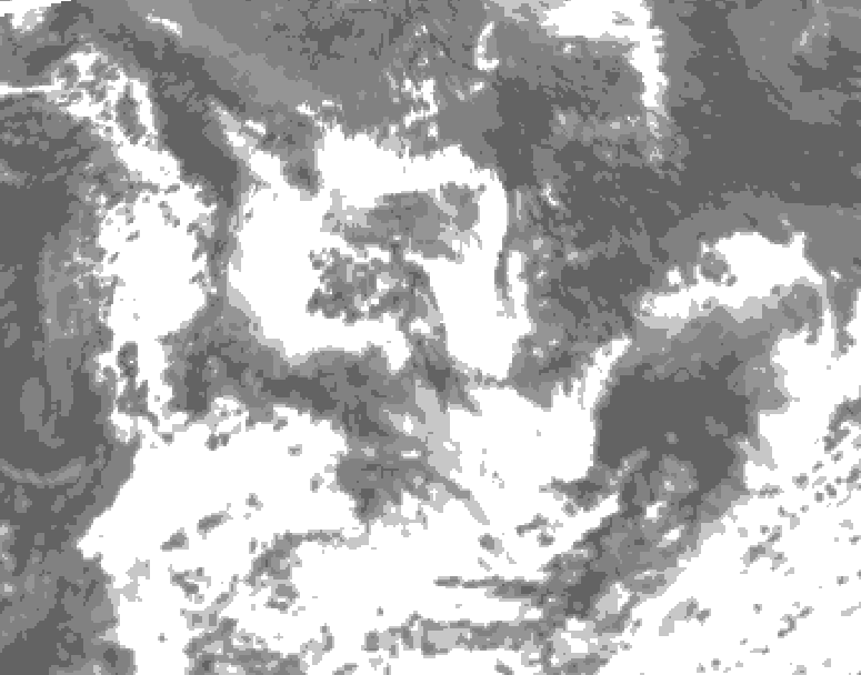 GDPS total cloud 054 hour forecast chart for Canada based on 2026/07/17 0000Z data