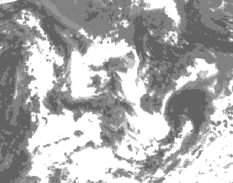 GDPS total cloud 060 hour forecast chart for Canada based on 2026/07/17 0000Z data