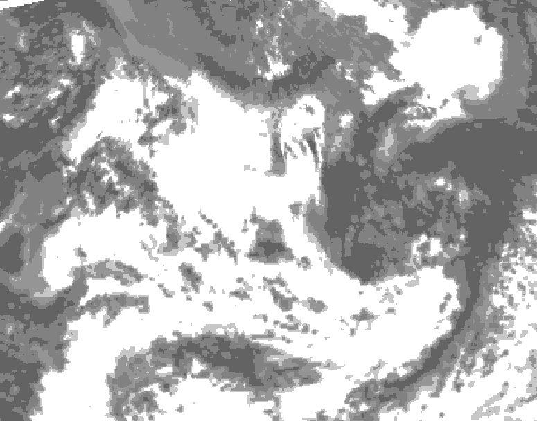 GDPS total cloud 156 hour forecast chart for Canada based on 2026/07/17 0000Z data