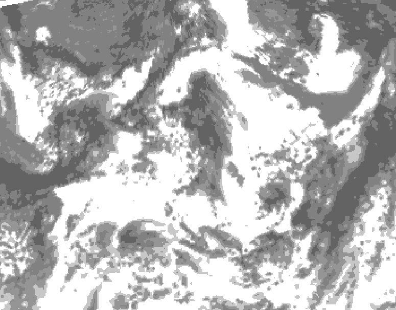GDPS total cloud 240 hour forecast chart for Canada based on 2026/07/17 0000Z data