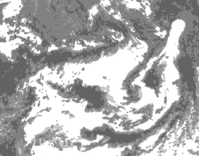 GDPS total cloud 192 hour forecast chart for Canada based on 2026/07/17 1200Z data