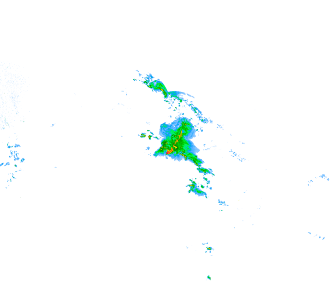 Weather radar data valid at 2026/07/17 14:36 UTC