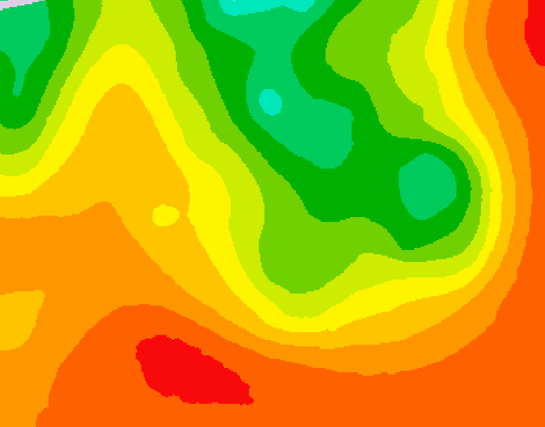 GDPS 500 millibar geopotential height 072 hour forecast chart for Canada based on 2026/07/18 0000Z data