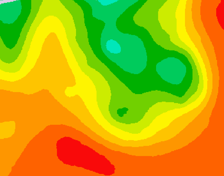 GDPS 500 millibar geopotential height 078 hour forecast chart for Canada based on 2026/07/18 0000Z data