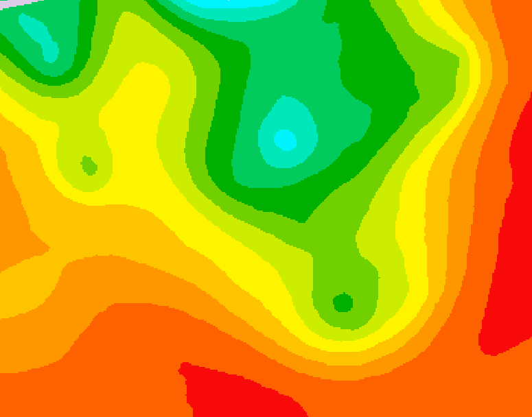 GDPS 500 millibar geopotential height 108 hour forecast chart for Canada based on 2026/07/18 0000Z data