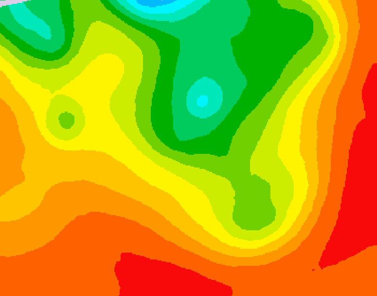 GDPS 500 millibar geopotential height 114 hour forecast chart for Canada based on 2026/07/18 0000Z data