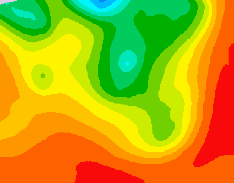 GDPS 500 millibar geopotential height 120 hour forecast chart for Canada based on 2026/07/18 0000Z data