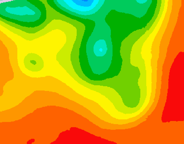 GDPS 500 millibar geopotential height 126 hour forecast chart for Canada based on 2026/07/18 0000Z data