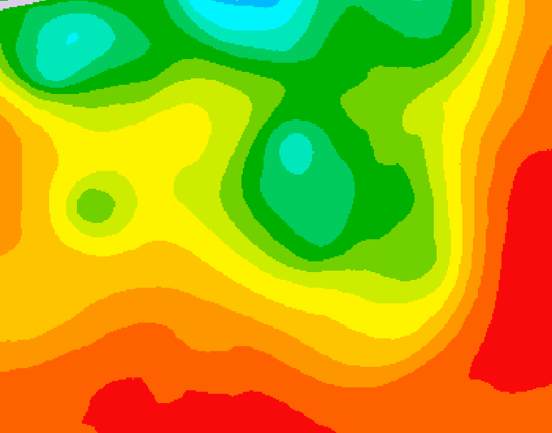 GDPS 500 millibar geopotential height 138 hour forecast chart for Canada based on 2026/07/18 0000Z data