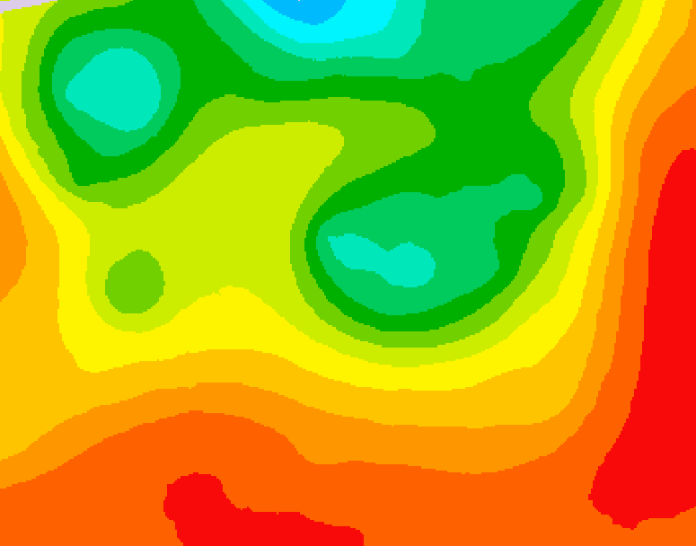 GDPS 500 millibar geopotential height 156 hour forecast chart for Canada based on 2026/07/18 0000Z data