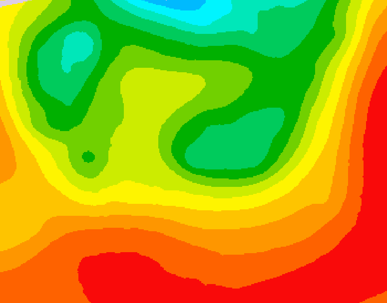 GDPS 500 millibar geopotential height 168 hour forecast chart for Canada based on 2026/07/18 0000Z data