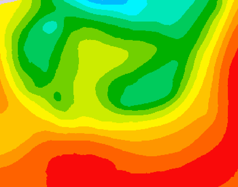 GDPS 500 millibar geopotential height 174 hour forecast chart for Canada based on 2026/07/18 0000Z data