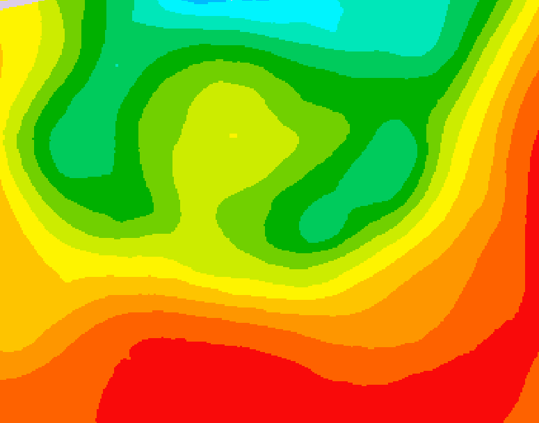 GDPS 500 millibar geopotential height 186 hour forecast chart for Canada based on 2026/07/18 0000Z data