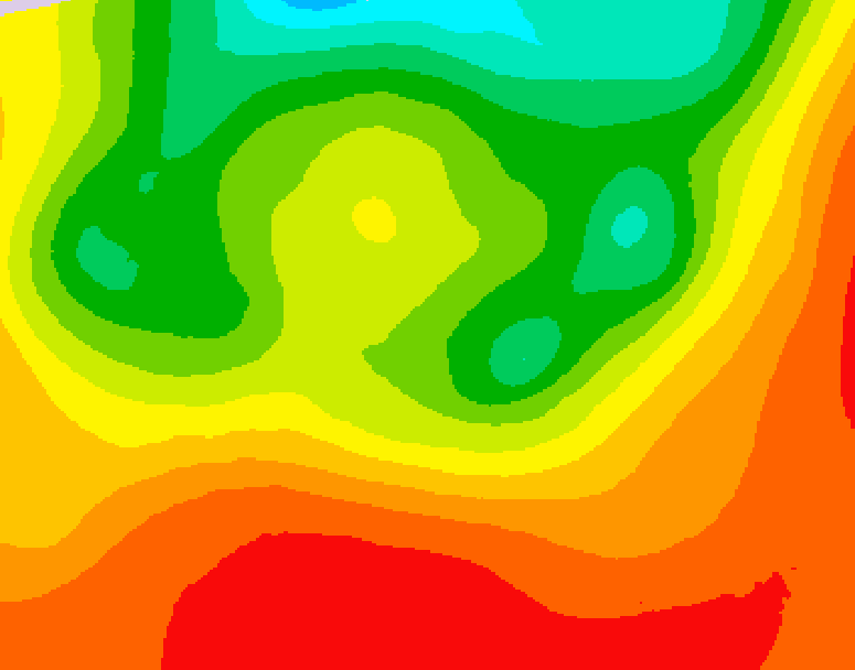 GDPS 500 millibar geopotential height 192 hour forecast chart for Canada based on 2026/07/18 0000Z data