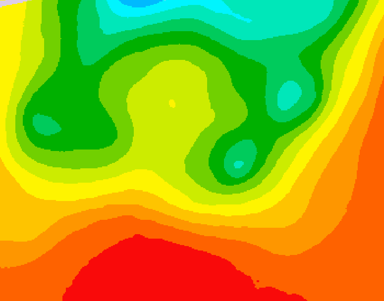 GDPS 500 millibar geopotential height 198 hour forecast chart for Canada based on 2026/07/18 0000Z data