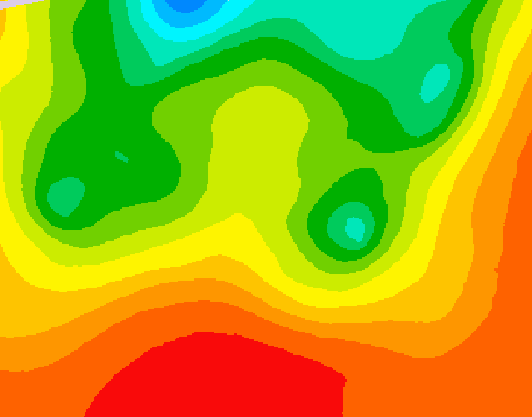 GDPS 500 millibar geopotential height 210 hour forecast chart for Canada based on 2026/07/18 0000Z data