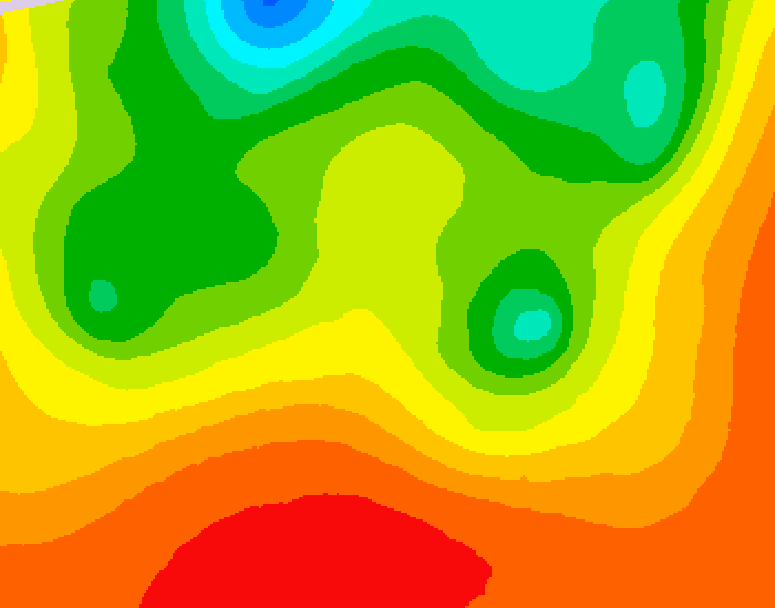 GDPS 500 millibar geopotential height 216 hour forecast chart for Canada based on 2026/07/18 0000Z data