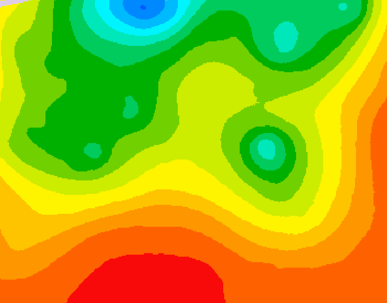 GDPS 500 millibar geopotential height 234 hour forecast chart for Canada based on 2026/07/18 0000Z data